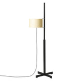 TMM Floor Lamp: Beige + Black Oak
