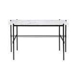 TS Desk: Black + White Carrara
