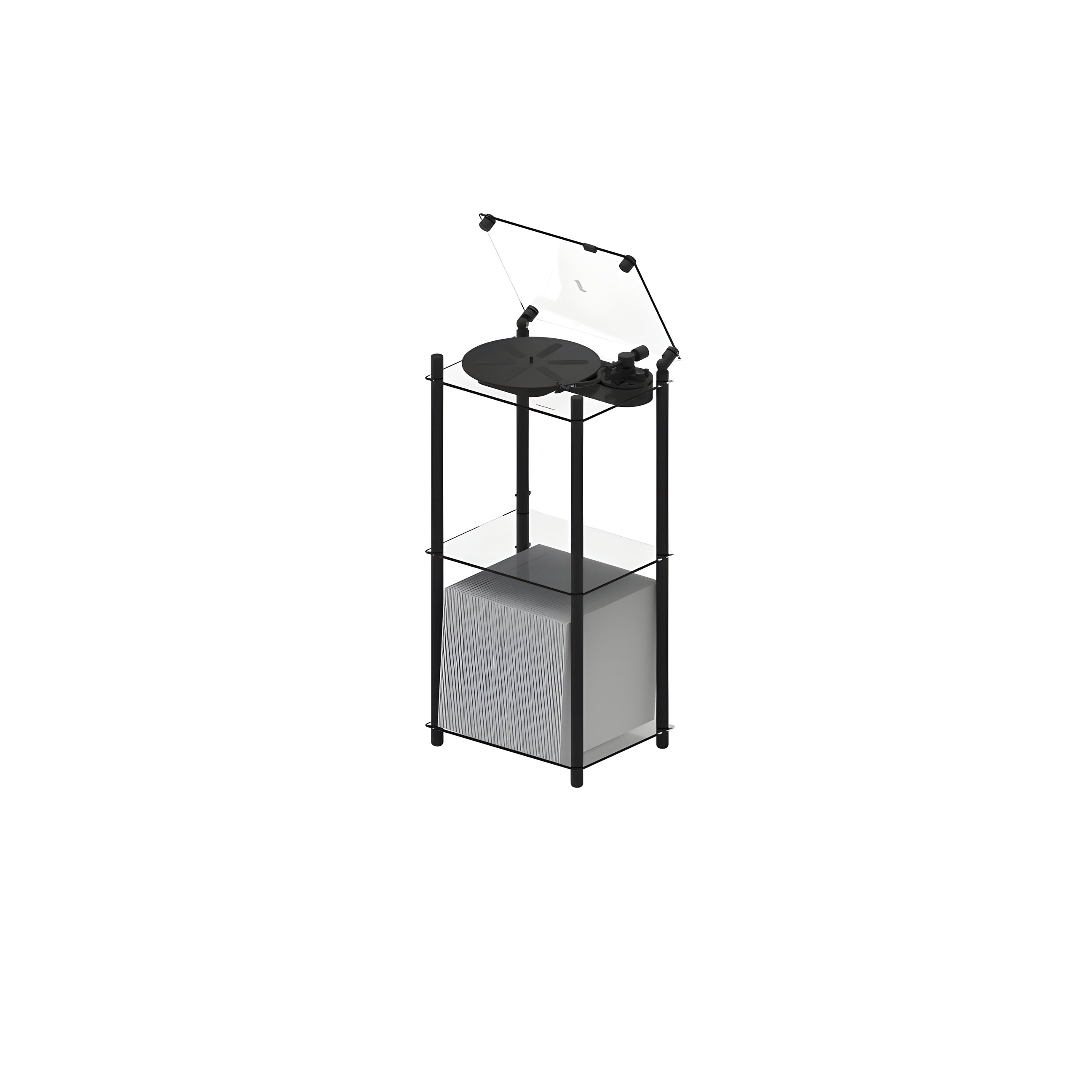 Turntable Stand: Black