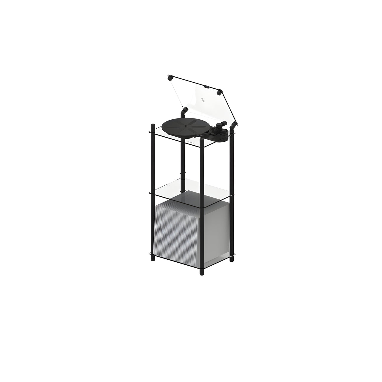 Turntable Stand: Black