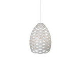Tūī Pendant Light: Small + White + White