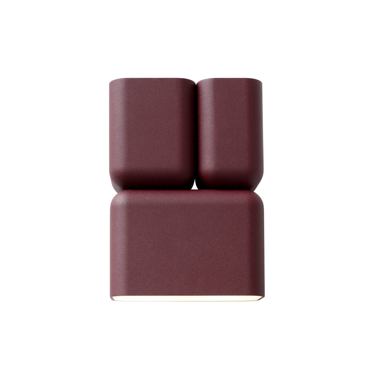 Tabata Wall Lamp LN10: Dark Burgundy