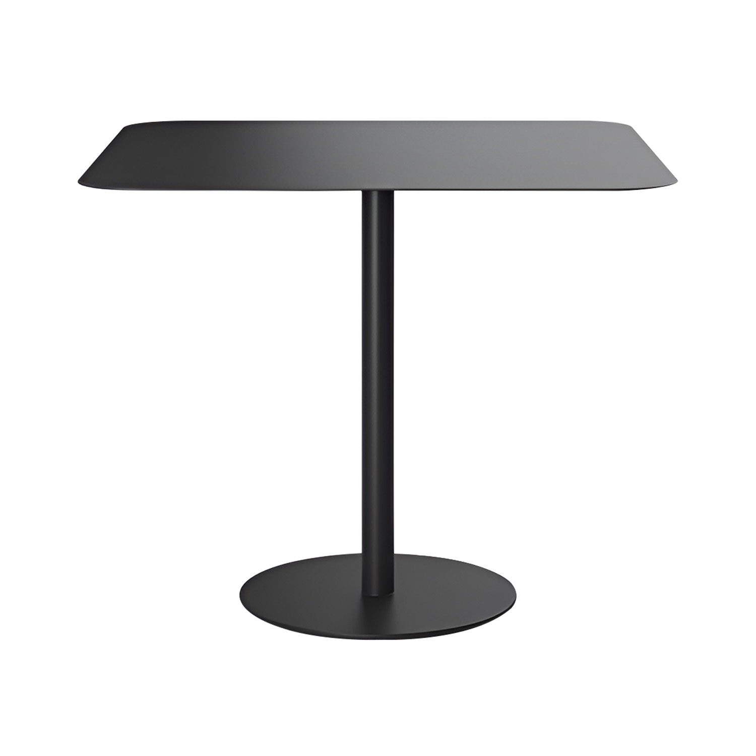 Odette Dining Table: Black Metal