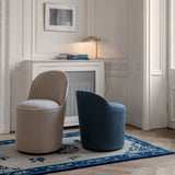 Tail Dining Chair: High Back + Fully Upholstered + LS