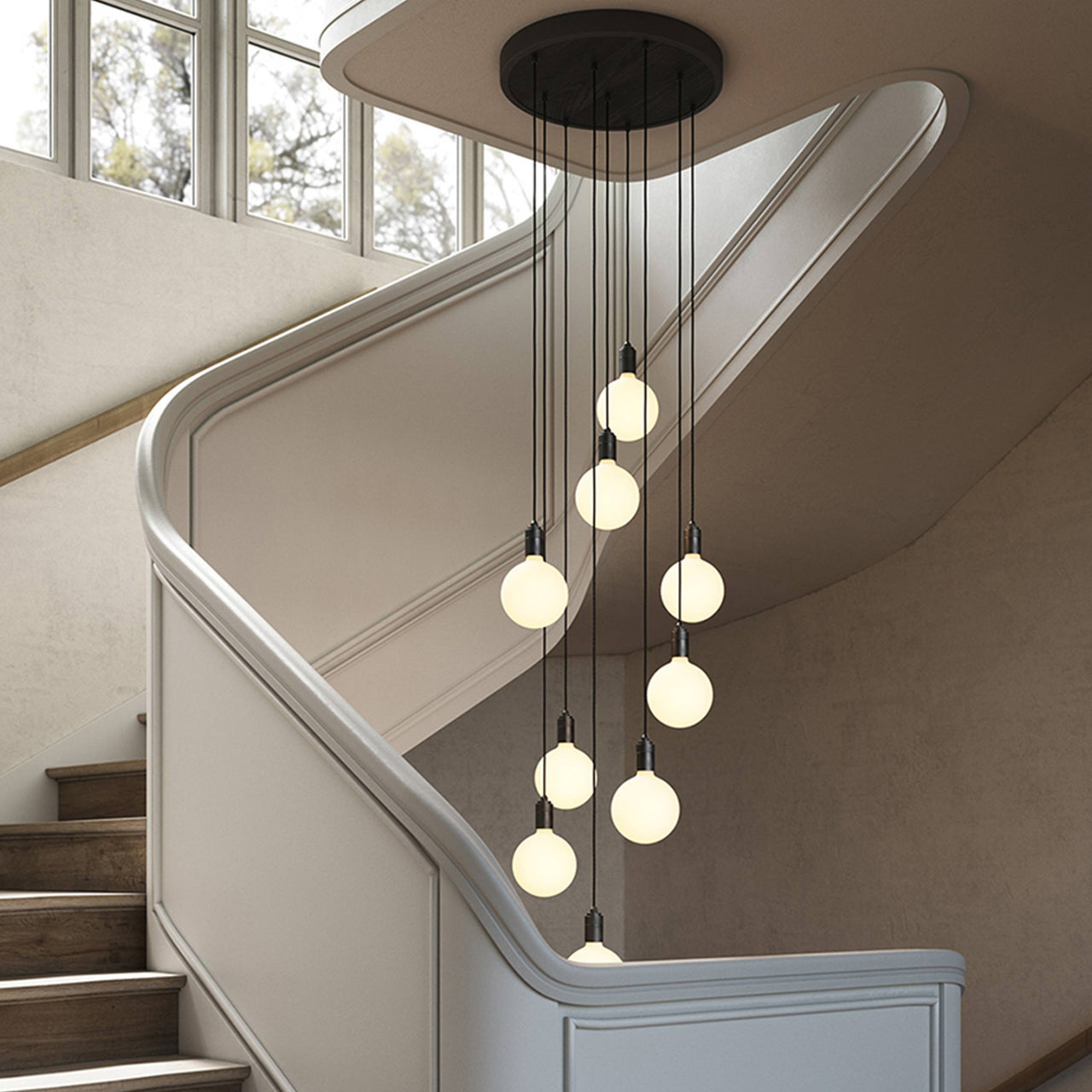 Nine Pendant with Sphere IV