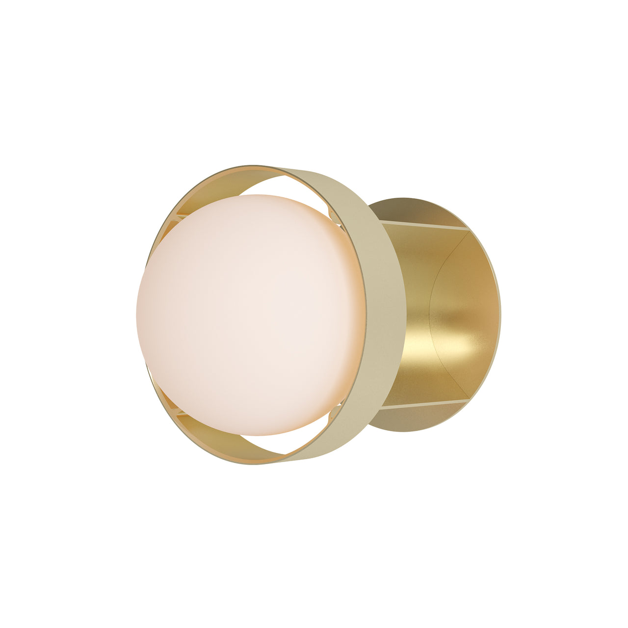 Loop Wall Light: Sphere IV + Gold