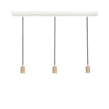 Linear Triple Pendant: Without Bulb