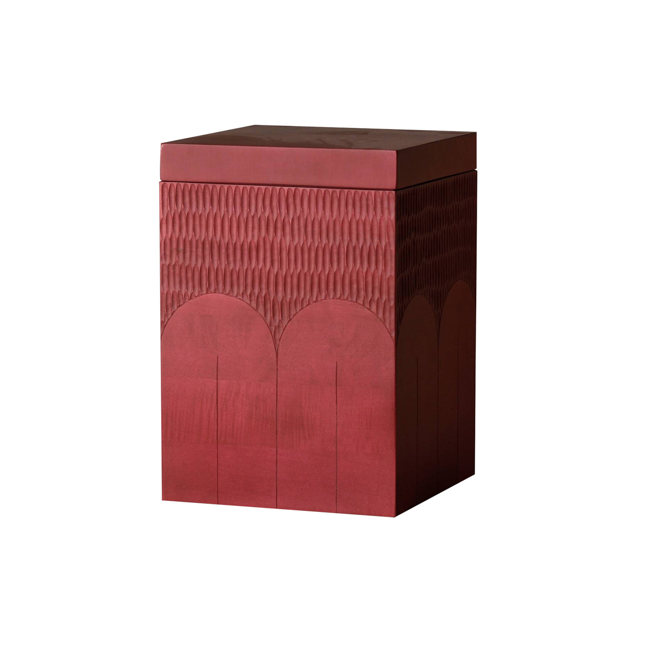 Branco Box: Tall + Burgundy + Arches