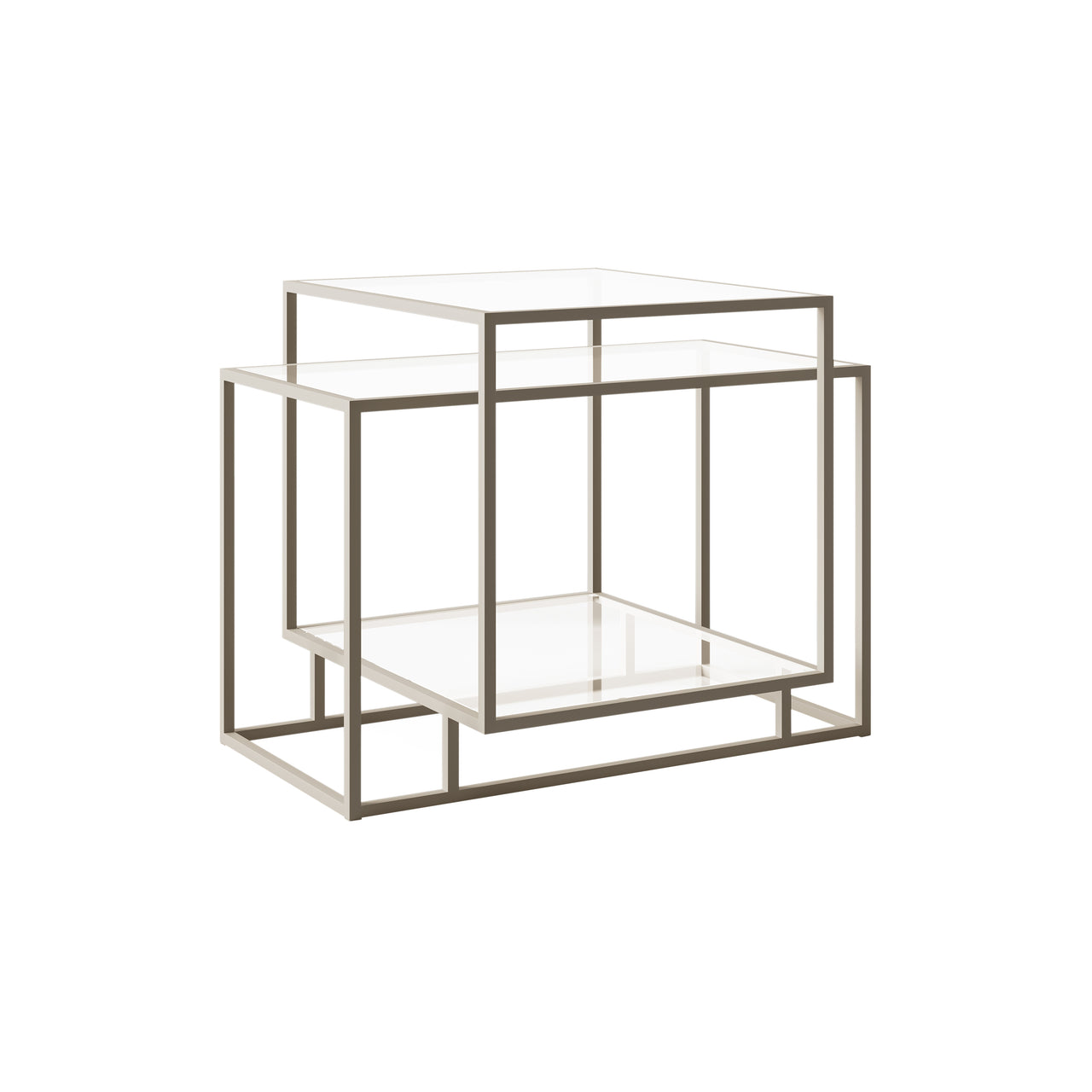 Tangled Side Table: Taupe