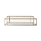 Tangled Square Coffee Table: Taupe