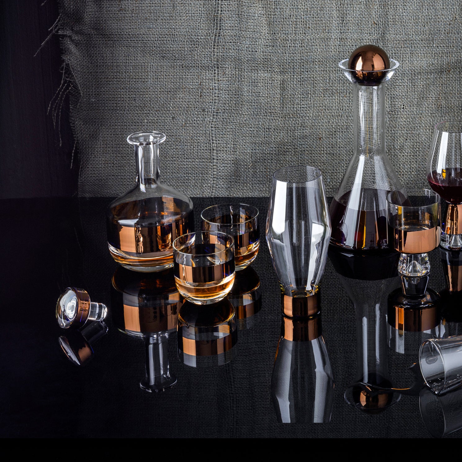 Tank Whiskey Decanter: Copper