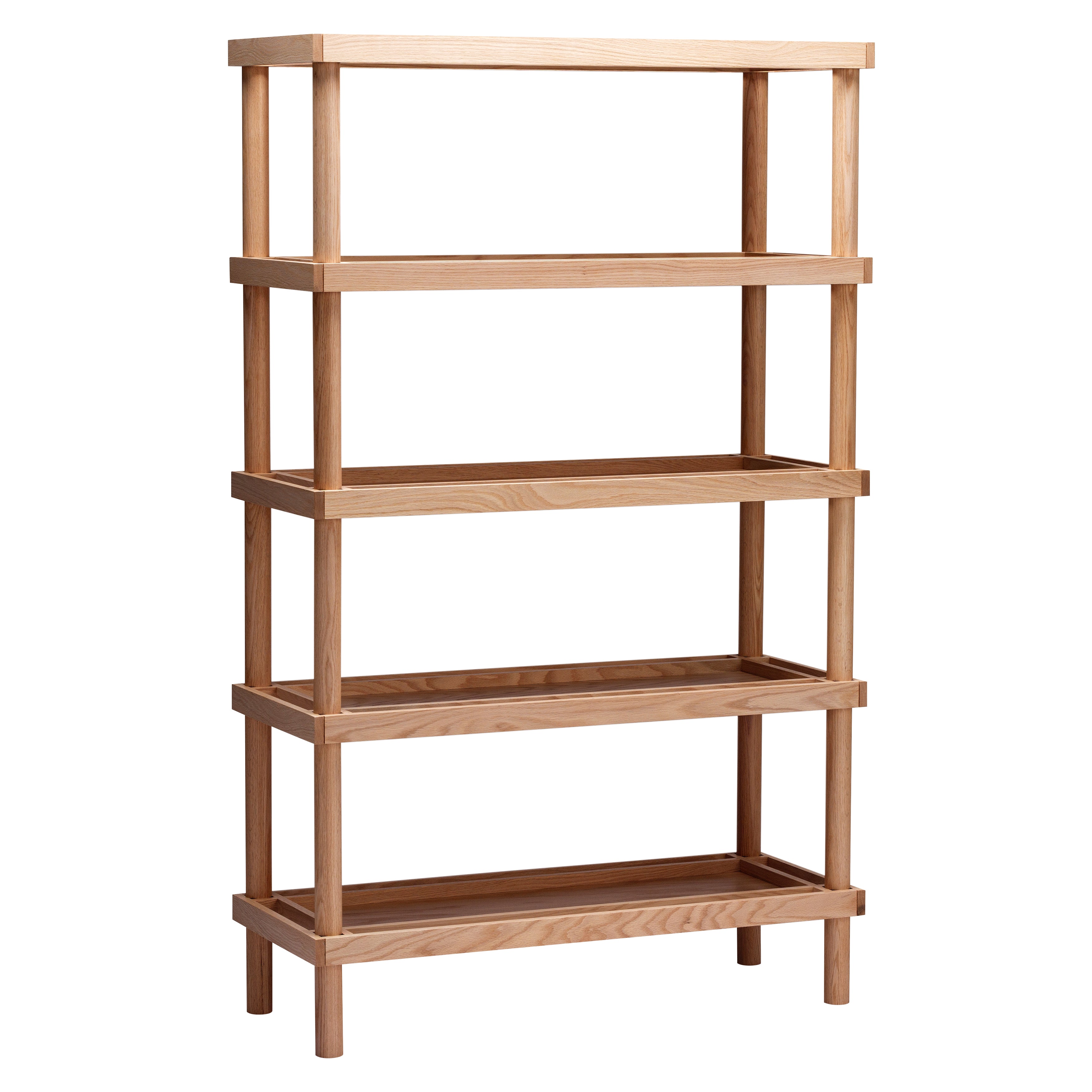 Taruki Shelf: Tall + Natural Oak