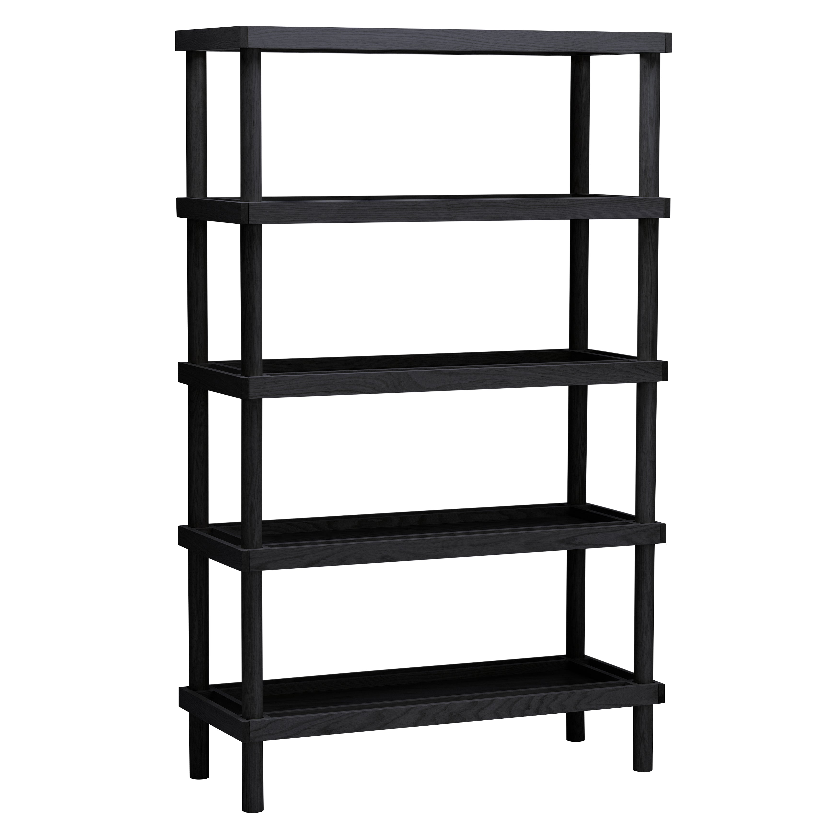 Taruki Shelf: Tall + Sumi Ash