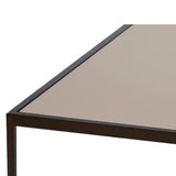 Tati Lounge Table: Large + Glass Top