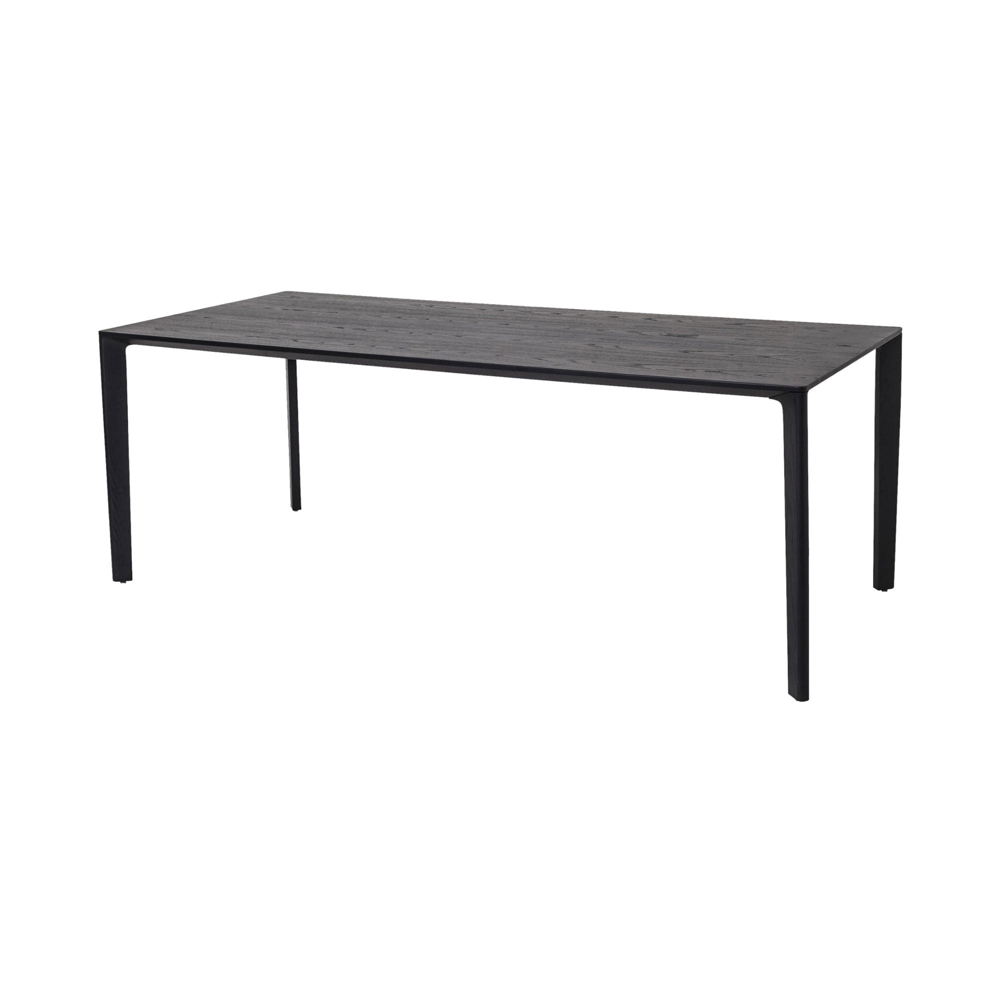 Taylor Dining Table: Black Oak