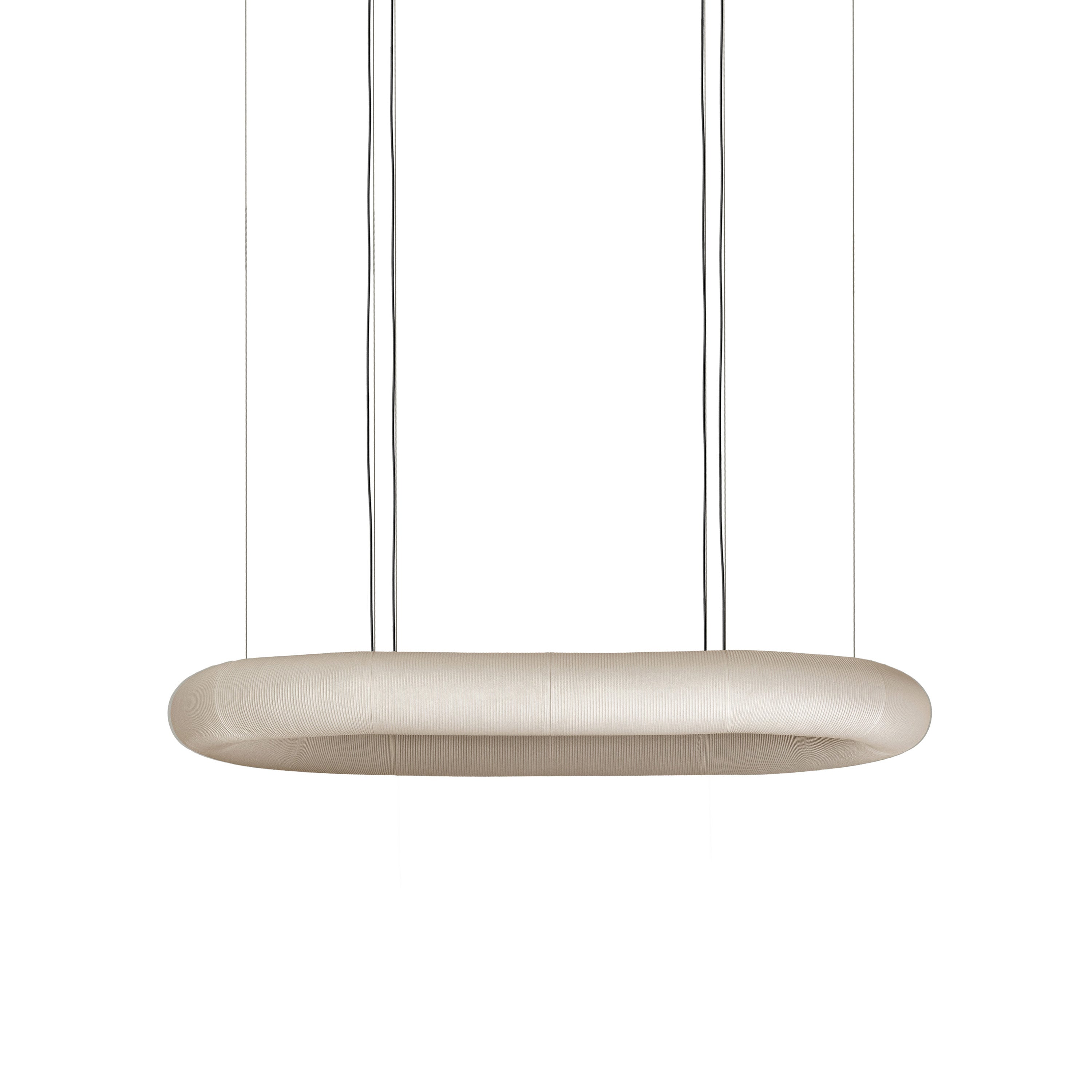 Tekiò Oval P12 Pendant Lamp: Rectangular