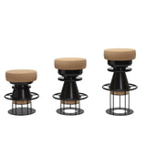 Tembo Stool: Low + Medium + High + Black