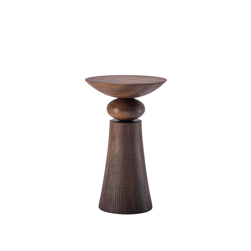 Tempo Side Table: Oiled Walnut