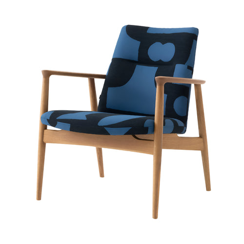 Seion Lounge Chair: Seat + Back Upholstered + White Oak