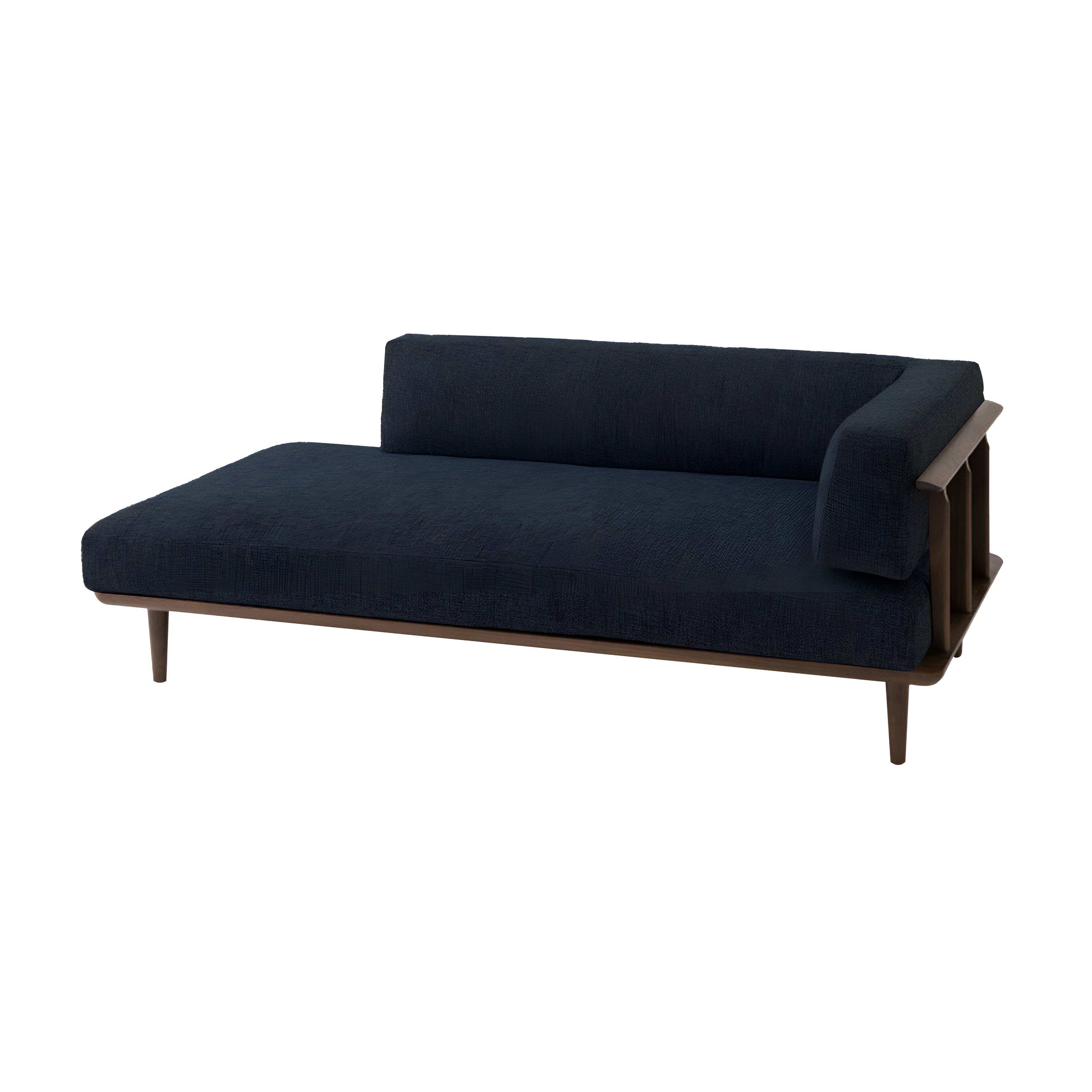 Seion Couch: Right + Walnut