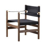 The Canvas 21 Chair: Smoked Oiled Oak + Black