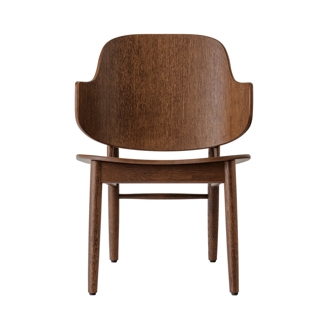The Penguin Lounge Chair: Red Stained Oak