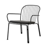 Thorvald SC101 Outdoor Lounge Armchair with Seatpad: Set of 2 + Warm Black + Heritage Char