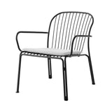 Thorvald SC101 Outdoor Lounge Armchair with Seatpad: Set of 2 + Warm Black + Heritage Papyrus
