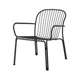 Thorvald SC101 Lounge Armchair: Outdoor + Warm Black