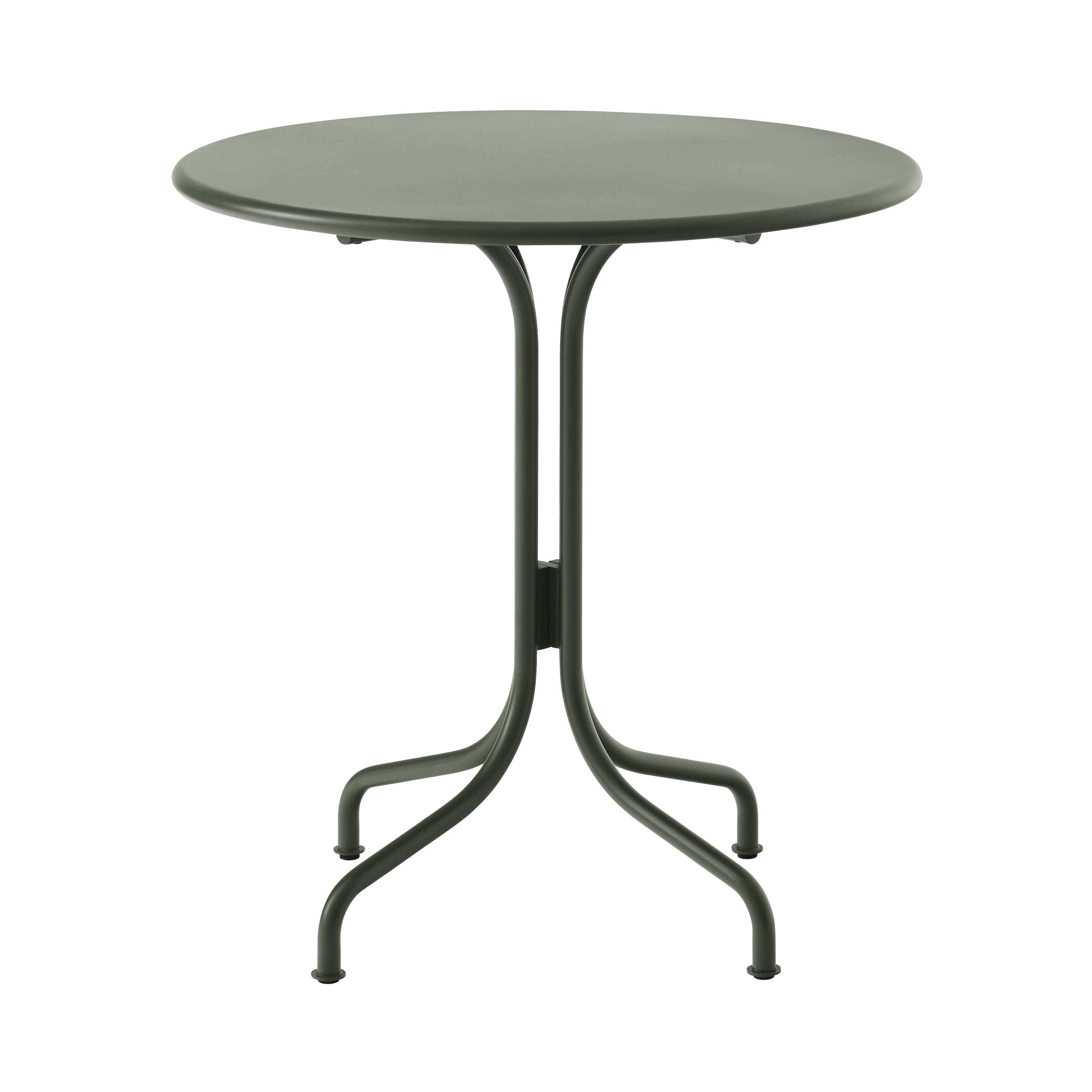 Thorvald SC96 + SC97 Cafe Table : Outdoor + Round + Bronze Green