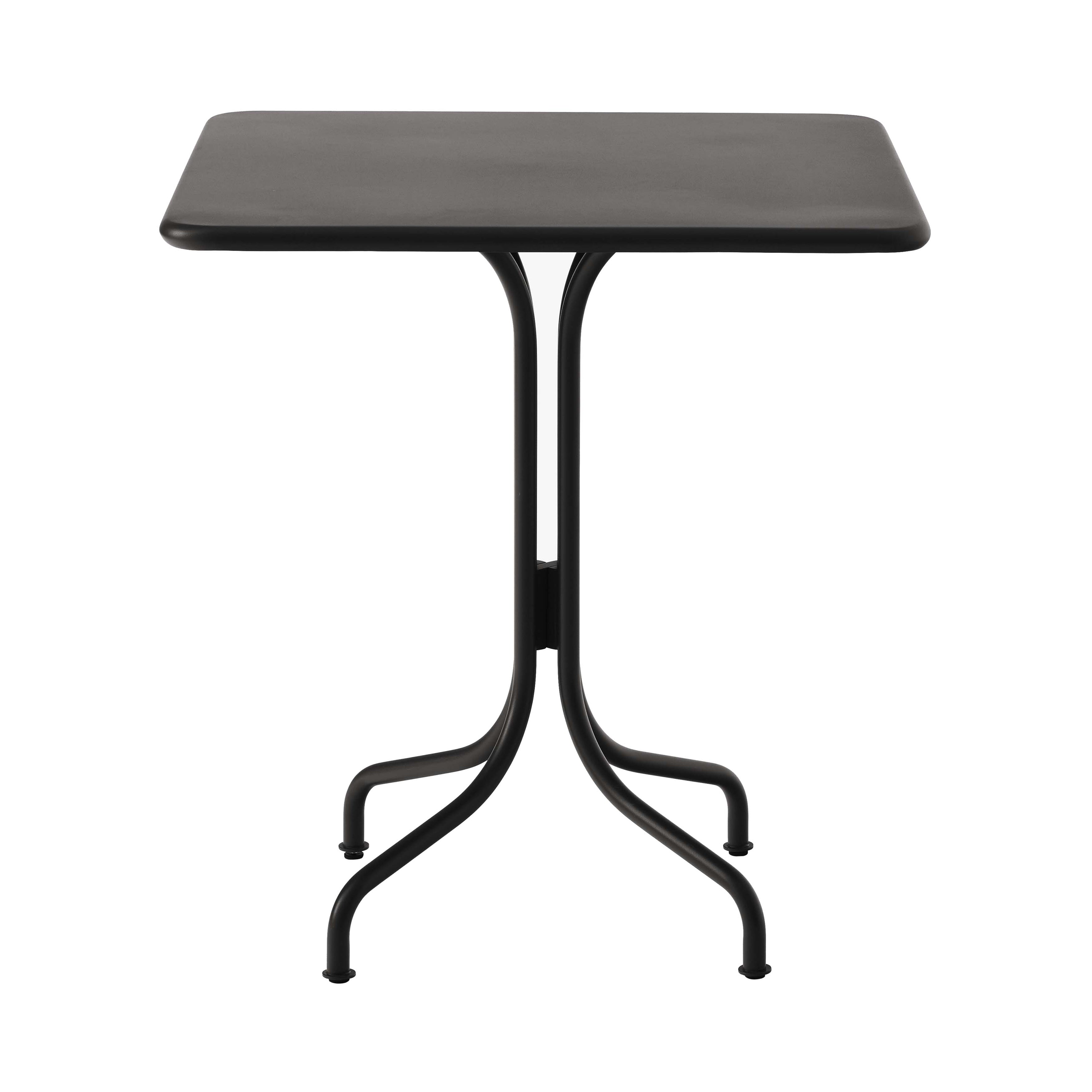 Thorvald SC96 + SC97 Cafe Table : Outdoor + Square + Warm Black