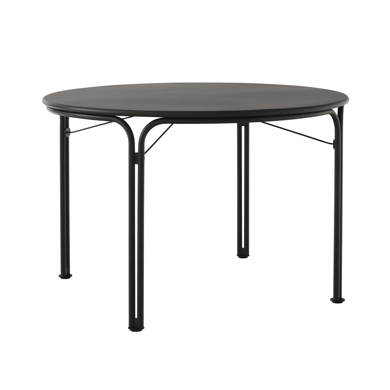 Thorvald SC98 Dining Table: Outdoor + Warm Black