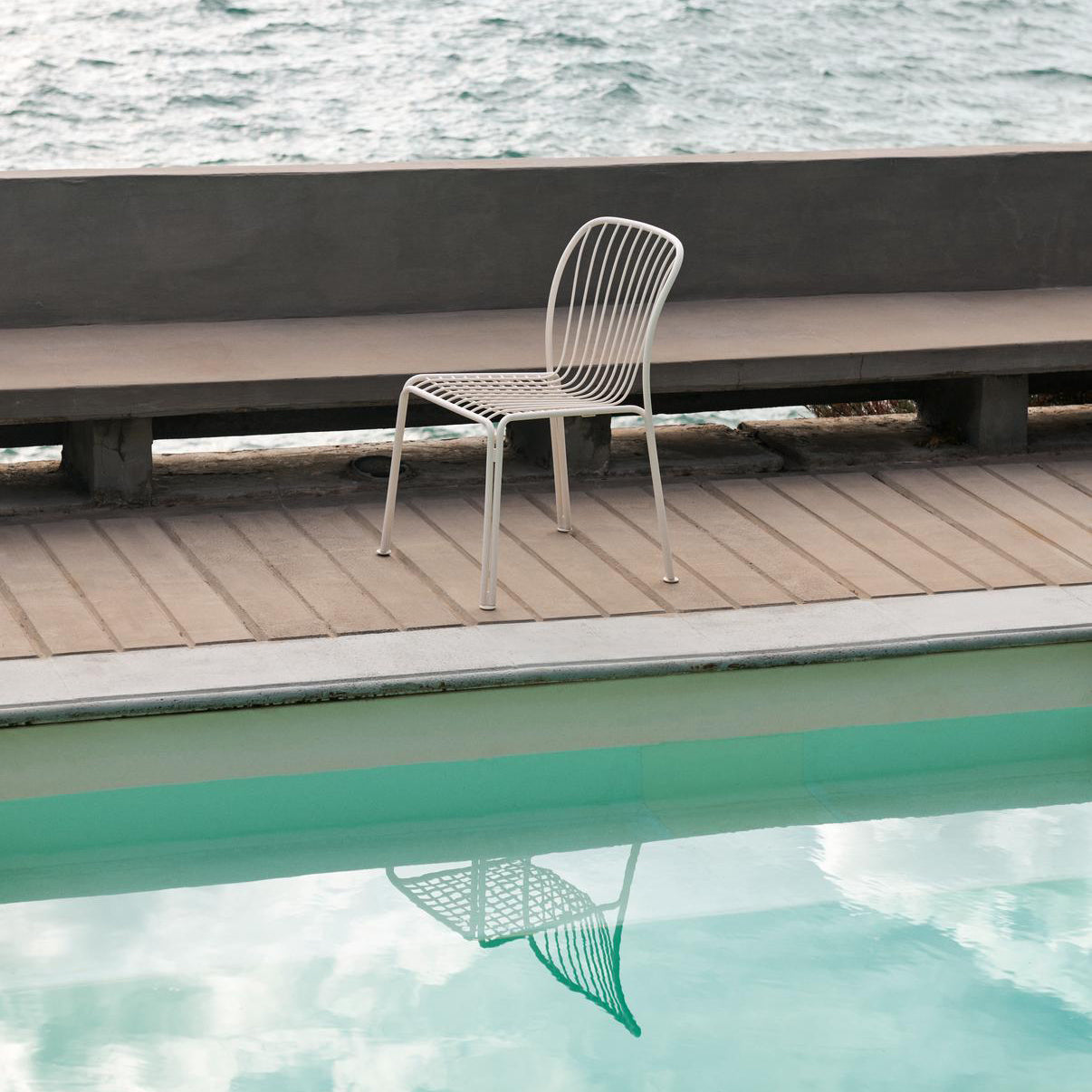Thorvald SC94 Stacking Outdoor Side Chair: Set of 2 + LS