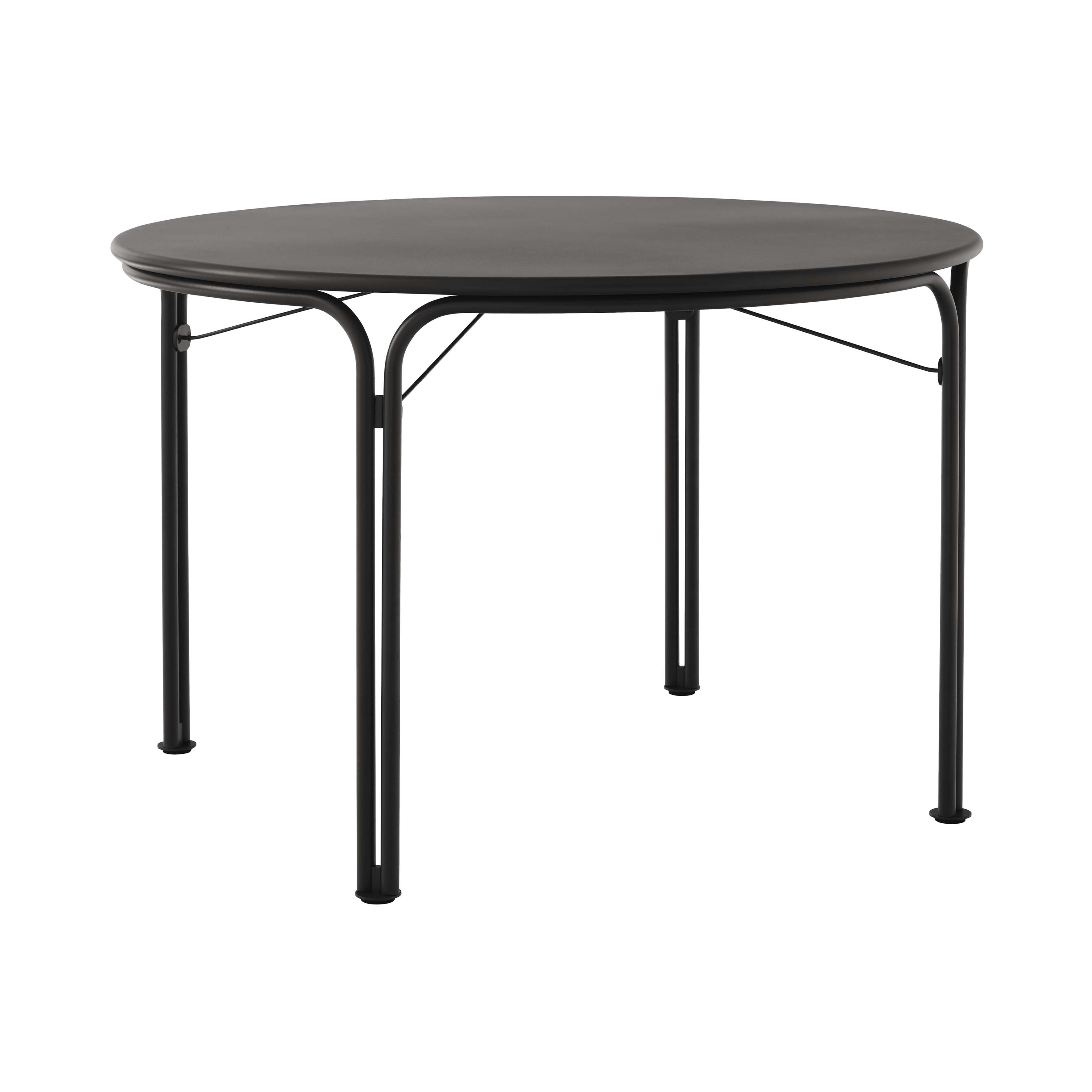 Thorvald SC98 Outdoor Dining Table: Warm Black