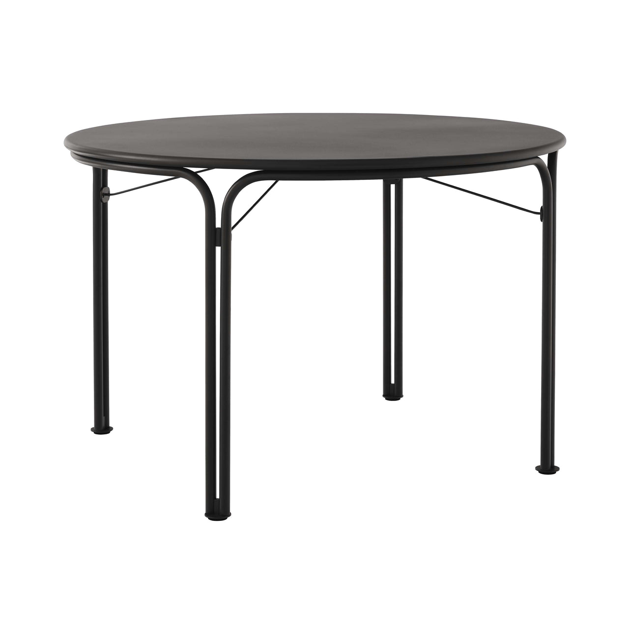 Thorvald SC98 Outdoor Dining Table: Warm Black
