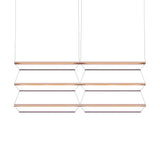 Tier Grid Pendant Light: 150 + 2H3V + Anodized Copper + Amethyst