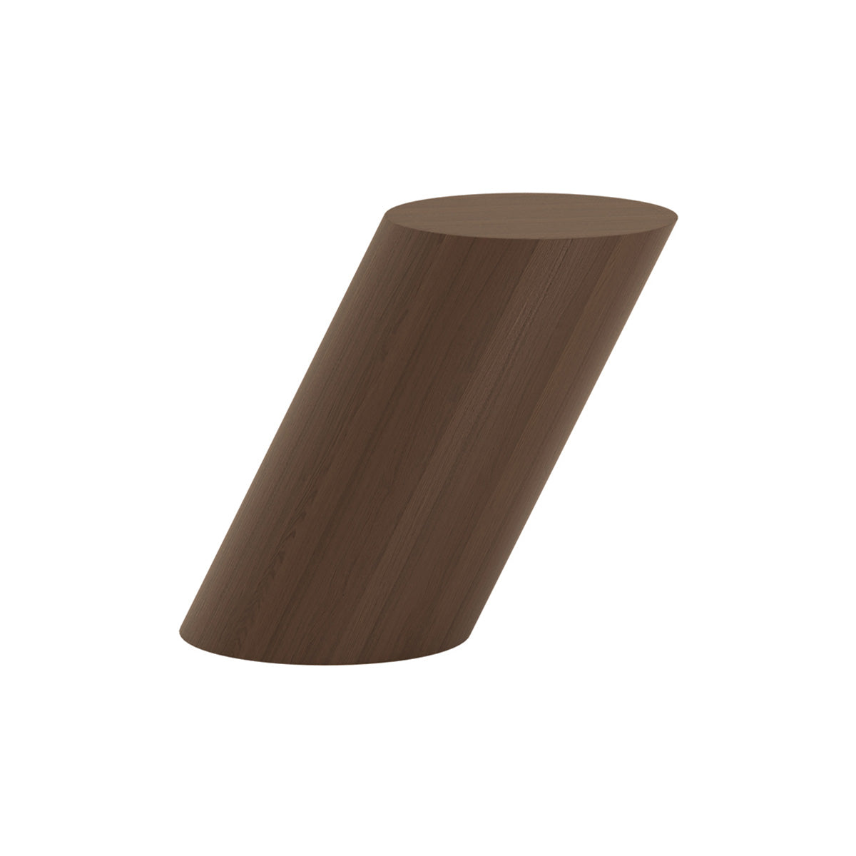 Tilt Side Table: Dark Smoked Oak