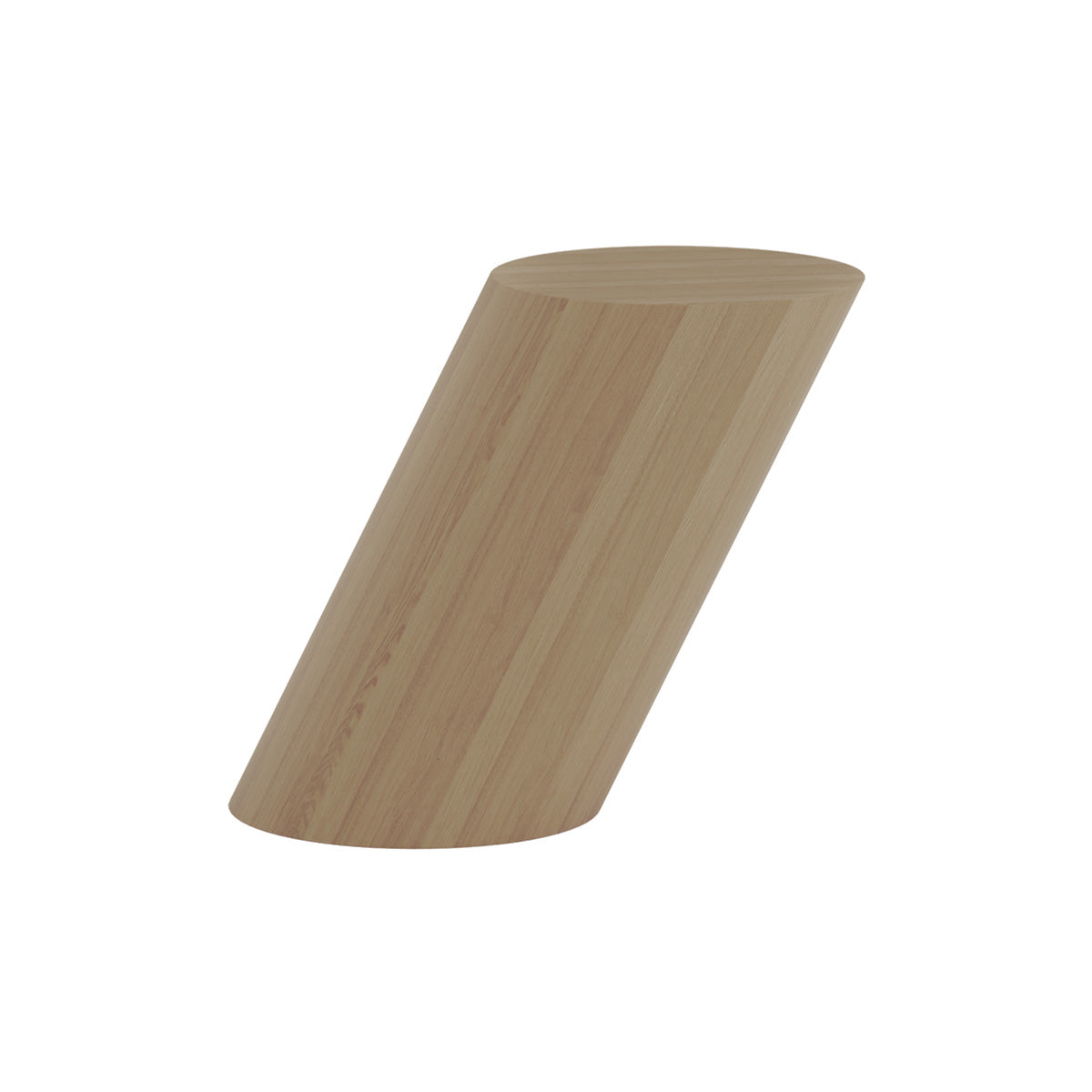 Tilt Side Table: Natural Oak
