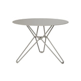 Tio Round Coffee Table: Small + Stone Grey Metal