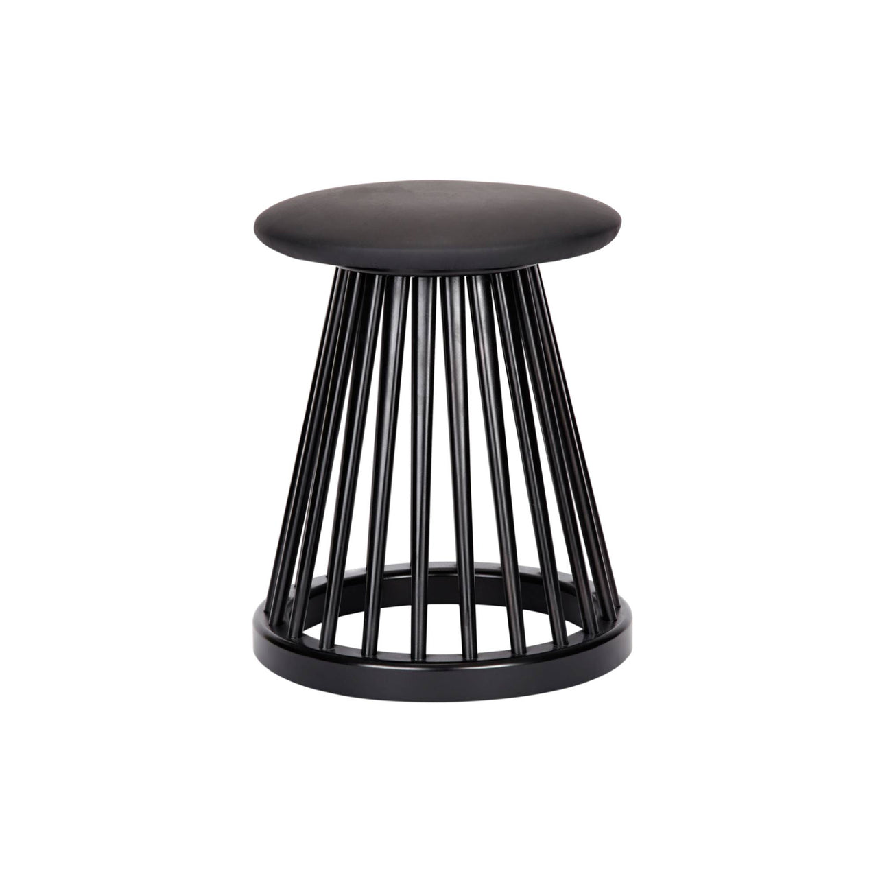 Fan Stool: Black Birch