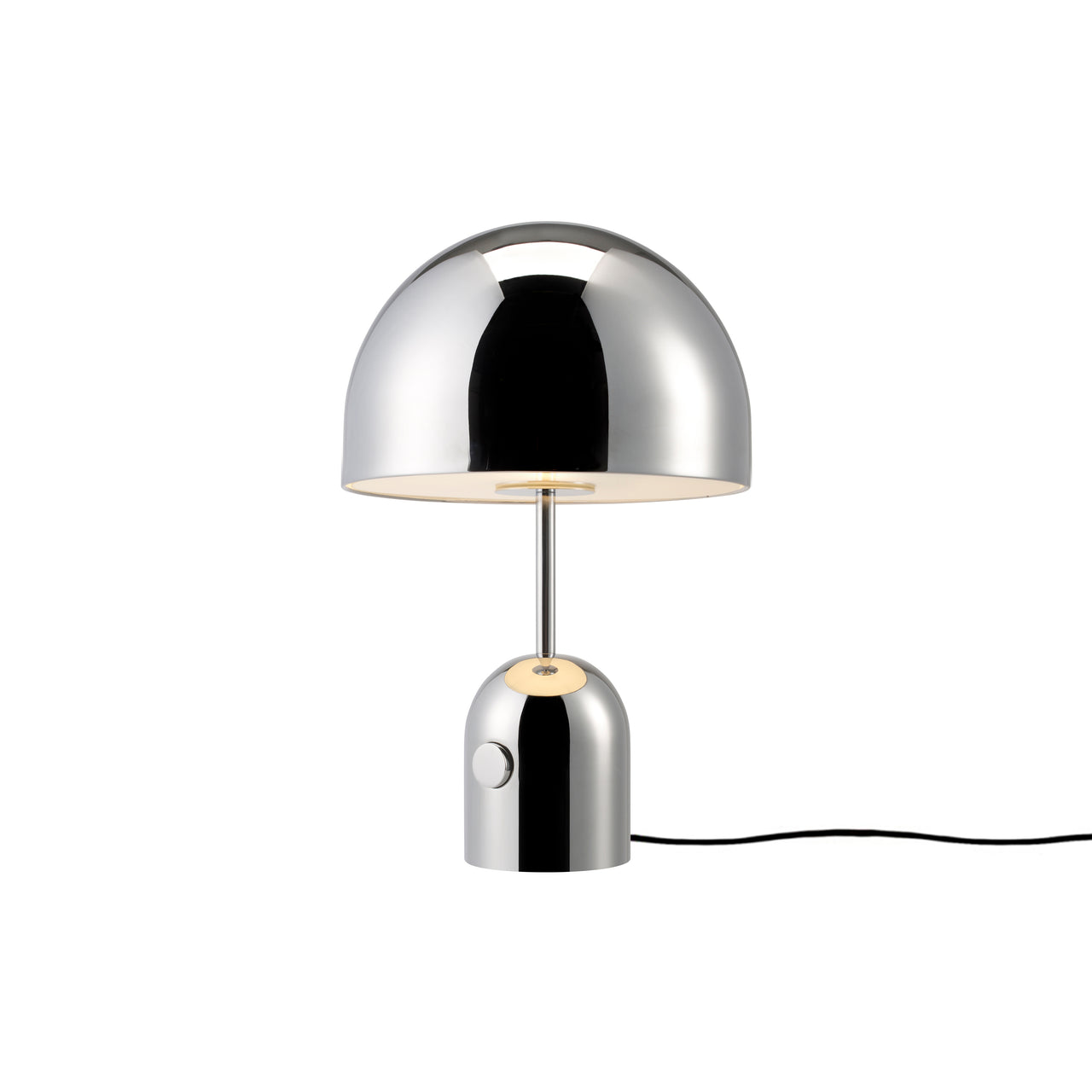 Bell Table Lamp: Silver