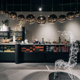 Mirror Ball 25 cm Linear Pendant System
