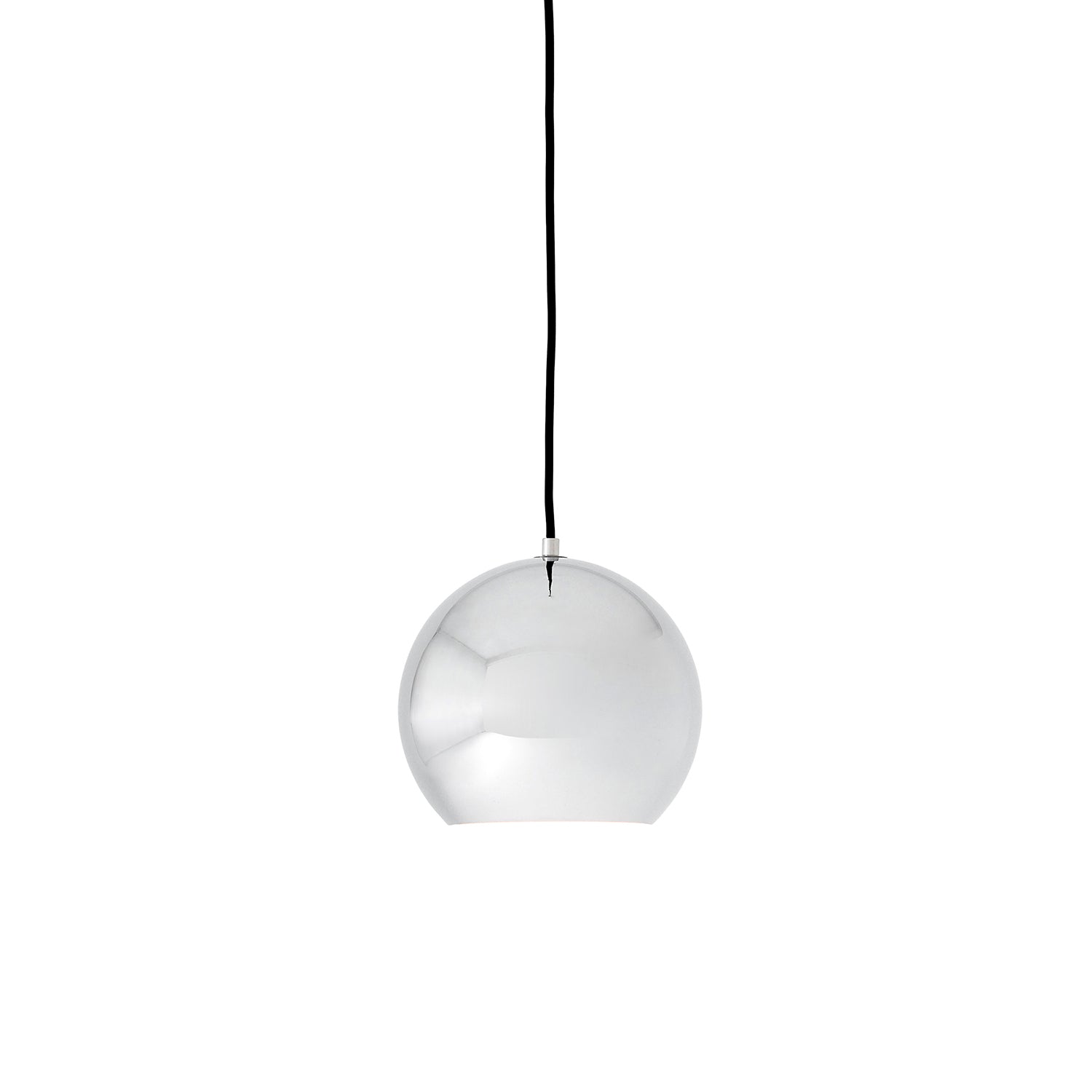 Topan VP6 Pendant: Chrome-Plated + Black