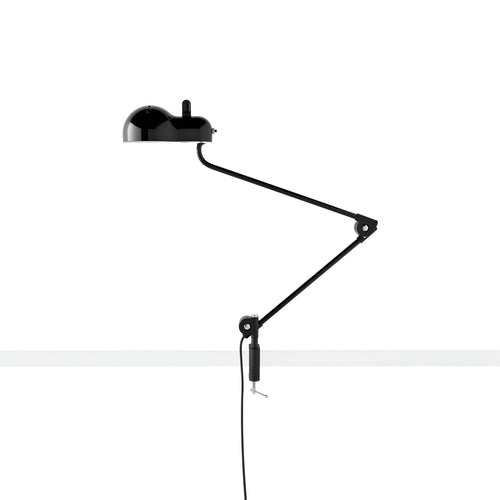 Topo Table Lamp with Clamp: Black