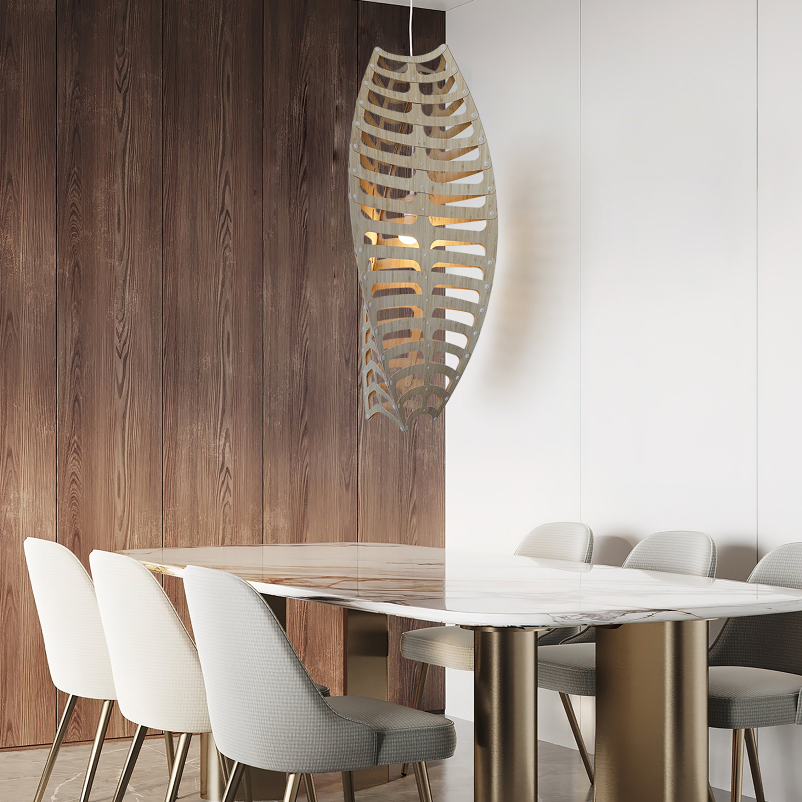 Toru Vertical Pendant Light: Large