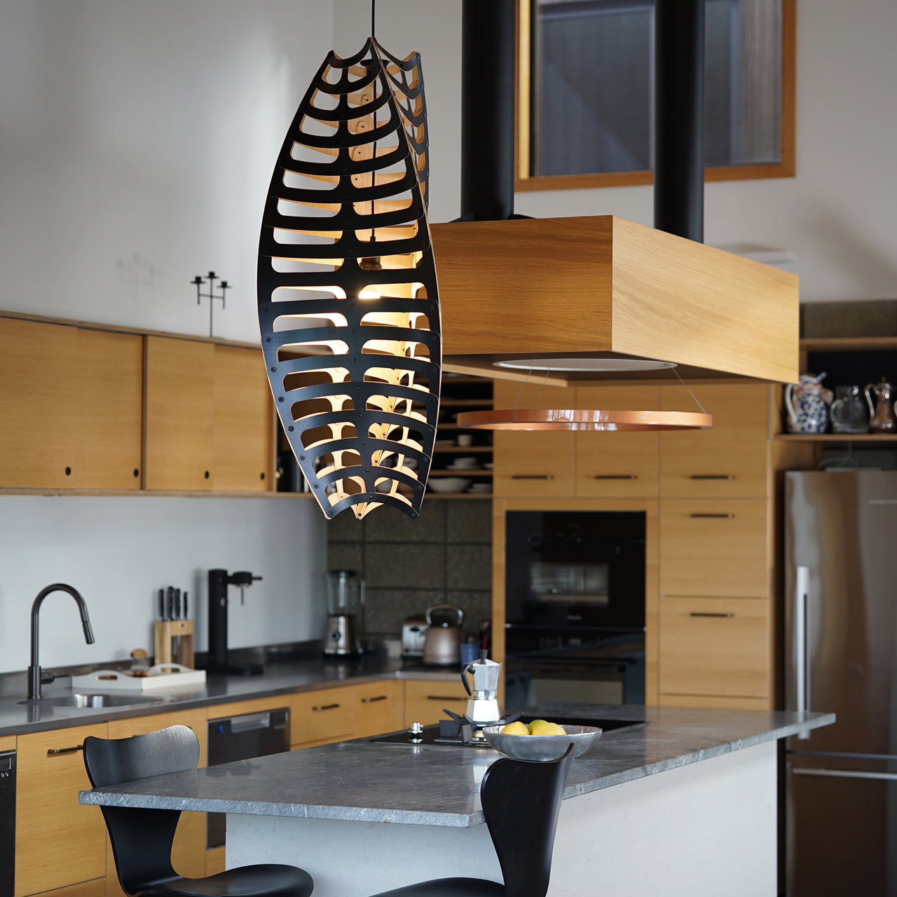 Toru Horizontal Pendant Light: Large + LS