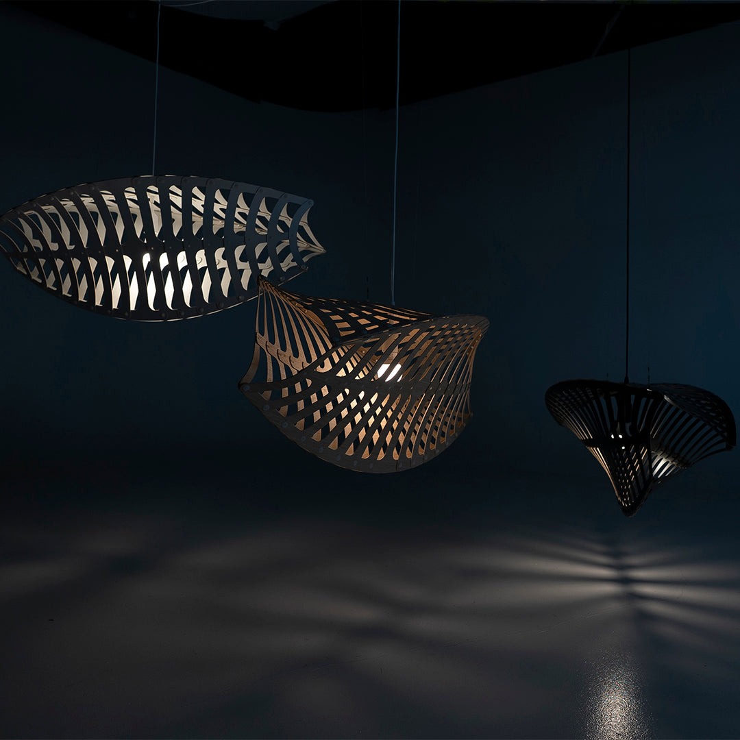 Toru Horizontal Pendant Light: Small + LS