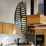 Toru Vertical Pendant Light: Large + LS