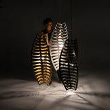 Toru Vertical Pendant Light: Large + LS