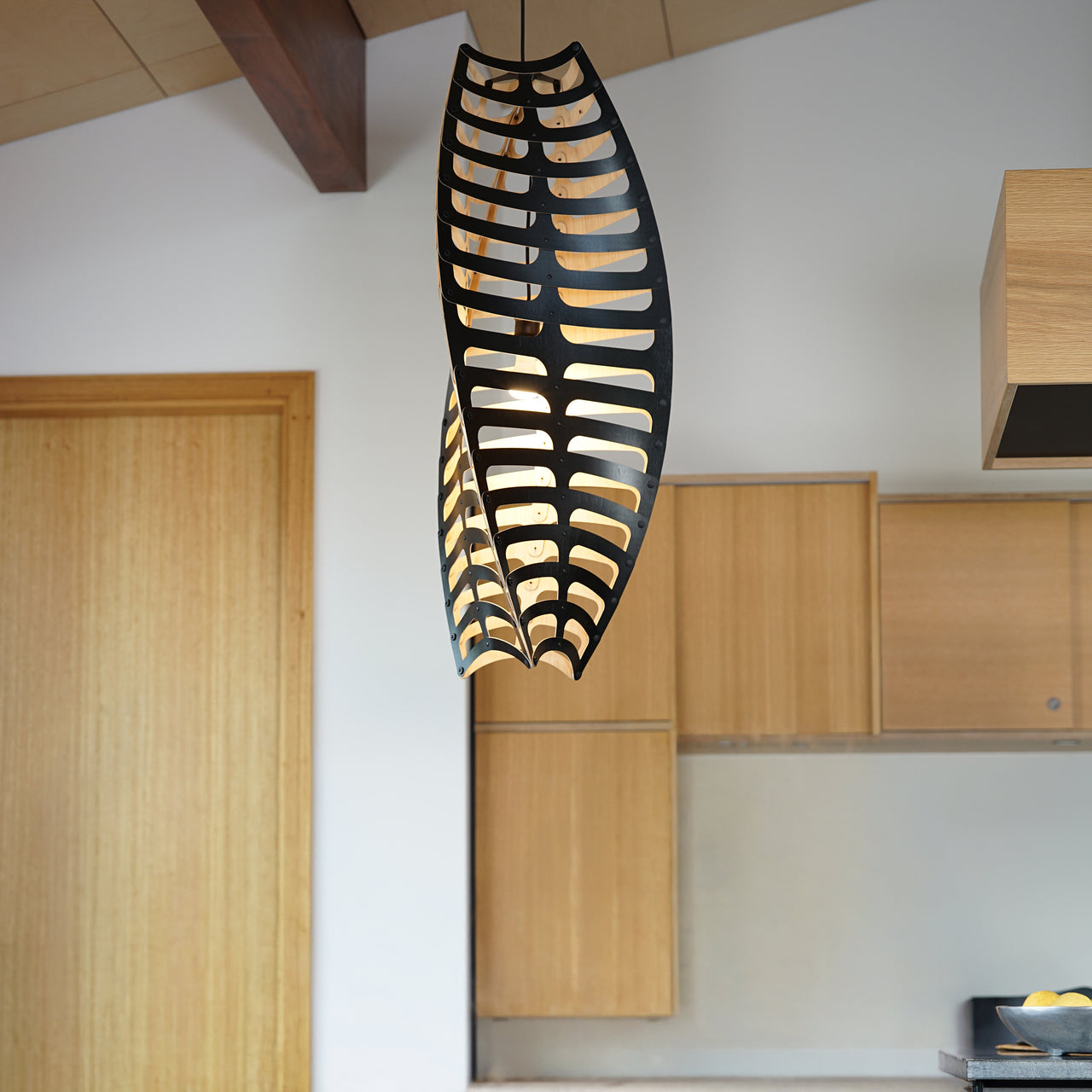 Toru Vertical Pendant Light: Small + LS